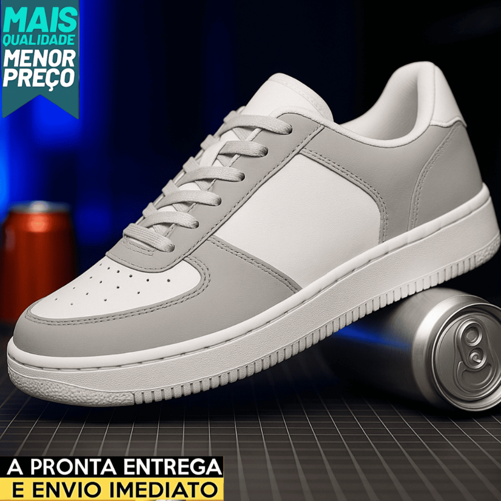 Tênis Masculino Casual Lançamento Leve e Estiloso 34-43 + brinde