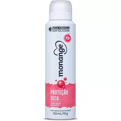 Desodorante Antitranspirante Monange Aerossol Proteção Seca Com 150ml