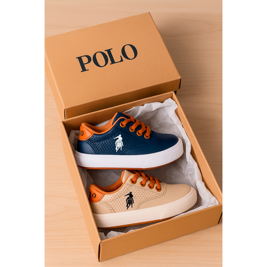 Kit 2 Sapatenis Infatil Tênis Casual Da Polo Open Barato Lançamento Confortável Leve Macio Em Promoção