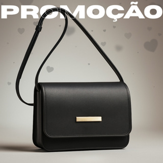 Bolsa Feminina Florença Preta Transversal e Ombro Design Moderno em Oferta na Shopee