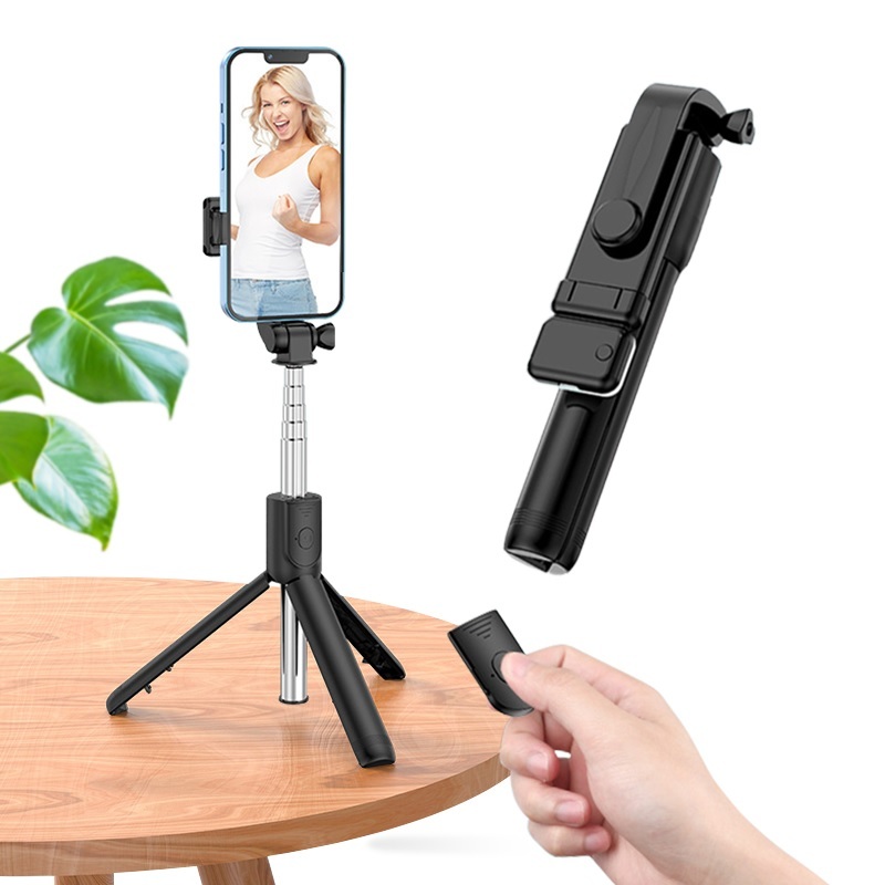 Tripé Celular Bastão Pau De Selfie Bluetooth Suporte Mesa 3 Em 1