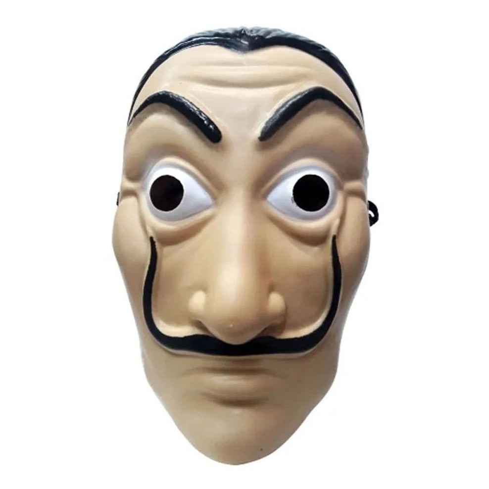 Mascara Salvador Dali La Casa De Papel Adulto Fantasia Festa