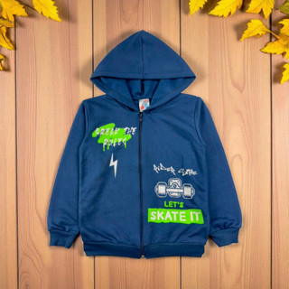 Casaco Infantil Menino Moletom Jaqueta Capuz E Zíper em Oferta na Shopee