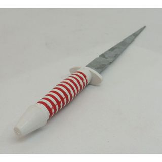 Punhal Adaga Malandro com cabo Branco e Vermelho diversos tamanhos em Oferta na Shopee