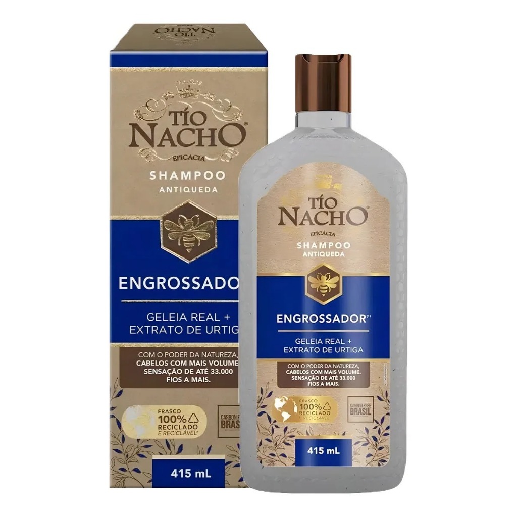 Tio Nacho Shampoo Engrossador 415ml em Oferta na Shopee