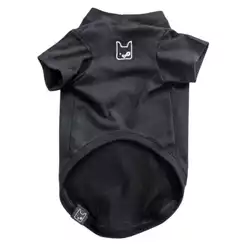 Camiseta Leve Roupa Verao Pet Preta Básica Conforto Para Cachorros P Xg