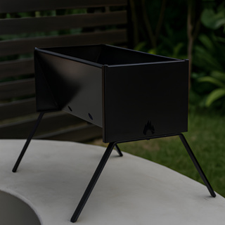 Churrasqueira A Carvão Portátil Com Grelha Espeteira 46x25 cm Metallux Oferta em Oferta na Shopee