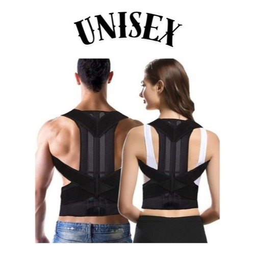 Kit 1-4 Cinta Colete Unissex Reforçada Corretor Postural Coluna Lombar Forte Com Ajuste Ortopédico