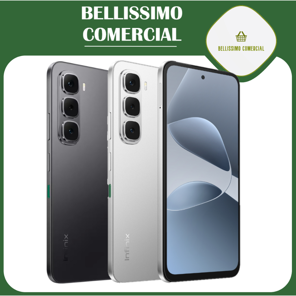 Celular Smartphone Infinix HOT 60i Dual Chip 4G Tela 6,7 pol. 4GB | 8 GB RAM 256 GB