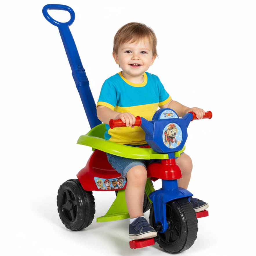 Motoca Completa Com Pedal Protetor e Empurrador Certificado Inmetro - Uso de 1 a 3 anos - QUEEN SHOP em Oferta na Shopee