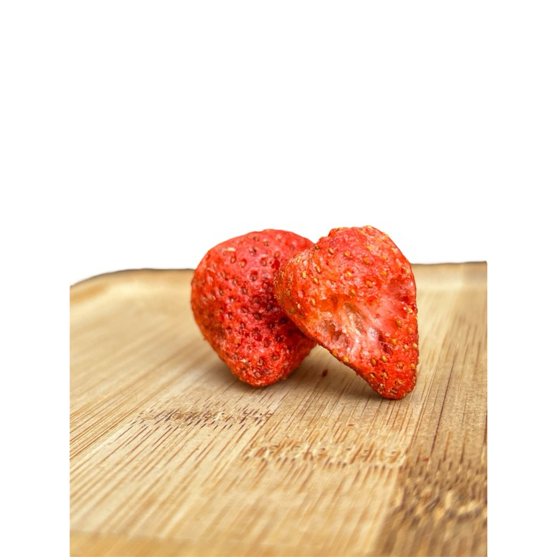 Morango Desidratado - Sem açúcar- Petisco para animais domésticos, aves, roedores, cães, coelhos