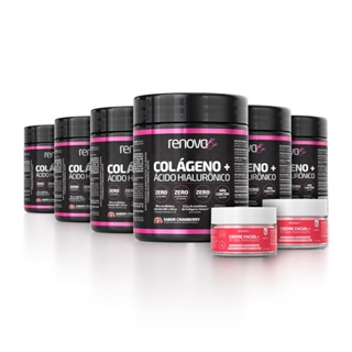 Kit 6 Colágenos Verisol com Ácido Hialurônico Haplex Plus e Biotina - Renova Be em Oferta na Shopee