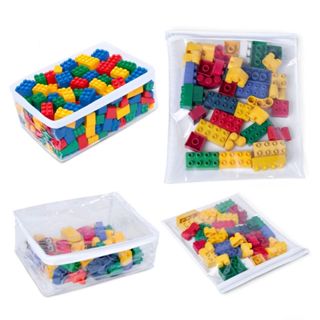 10 Saco Organizador Guarda Roupa Brinquedos Revistas C Zíper em Oferta na Shopee