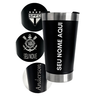 Copo Térmico Personalizado a Laser 473ml Presente Dia dos Pais