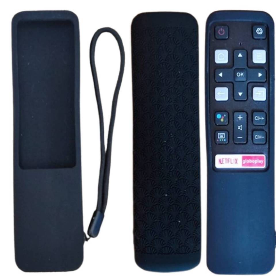 capinha compatível Controle Remoto Tv TCL SEMP 4k Smart Teclas Netflix Globoplay