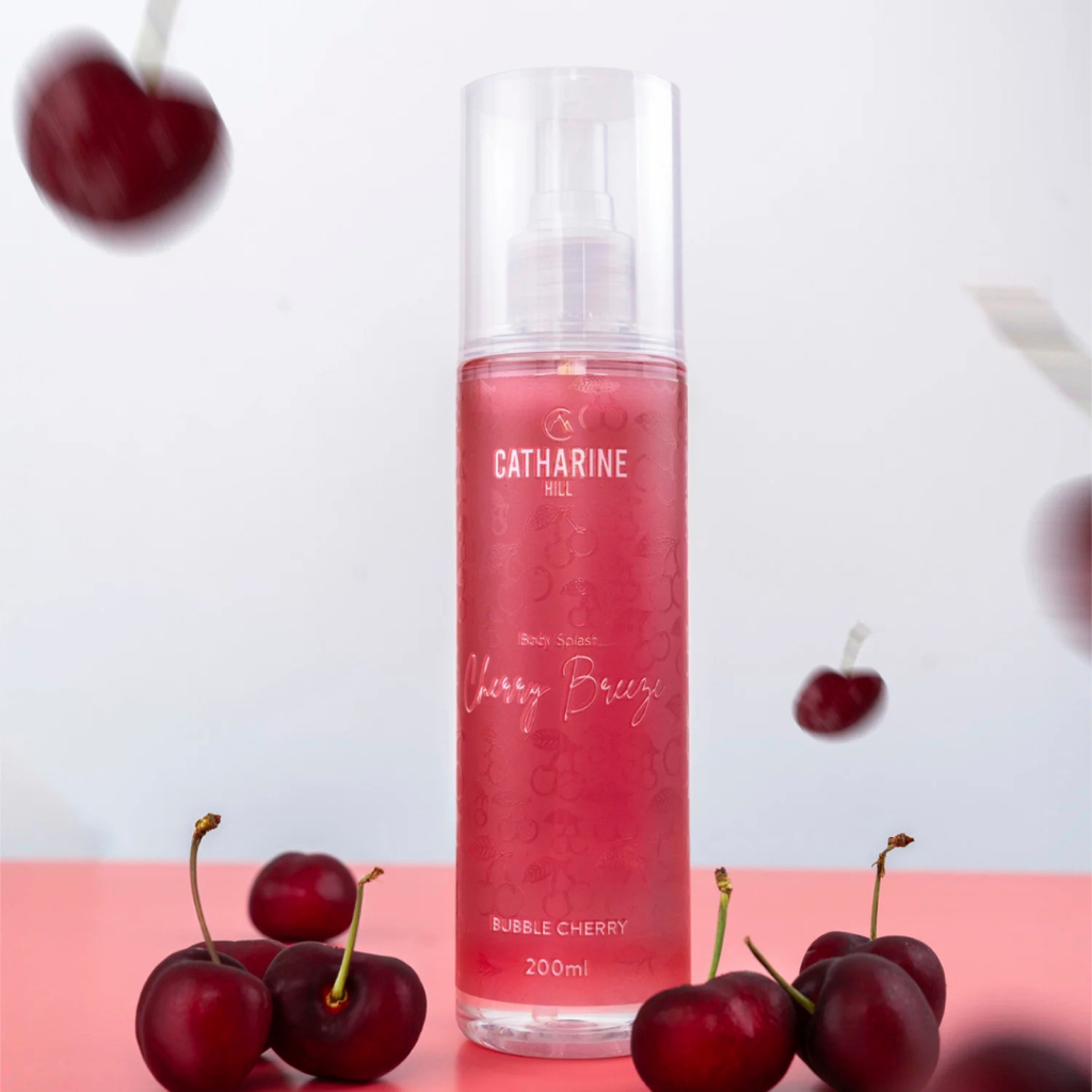 Body Splash Bubble Cherry 200ml - Coleção Cherry Breeze - Catharine Hill