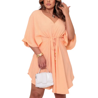 Vestido Bata Kimono Feminino Versátil Elegante Acinturado Soltinho em Oferta na Shopee