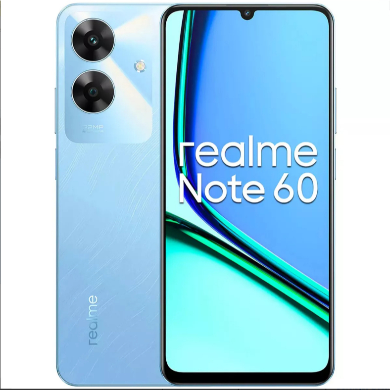 Smartphone Celular Realme Note 60 Dual SIM 256GB 4GB RAM Tela 6,72” Câmera 50MP Bateria 5000mAh