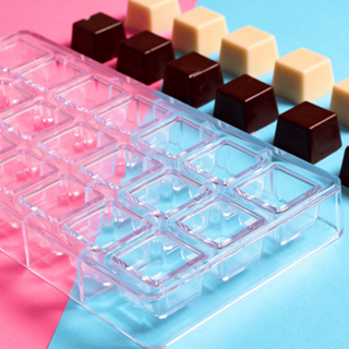 Forma Profissional para Chocolate Bombom Quadrado Essencial 20g Tábata Romero Trufa BlueStar em Oferta na Shopee