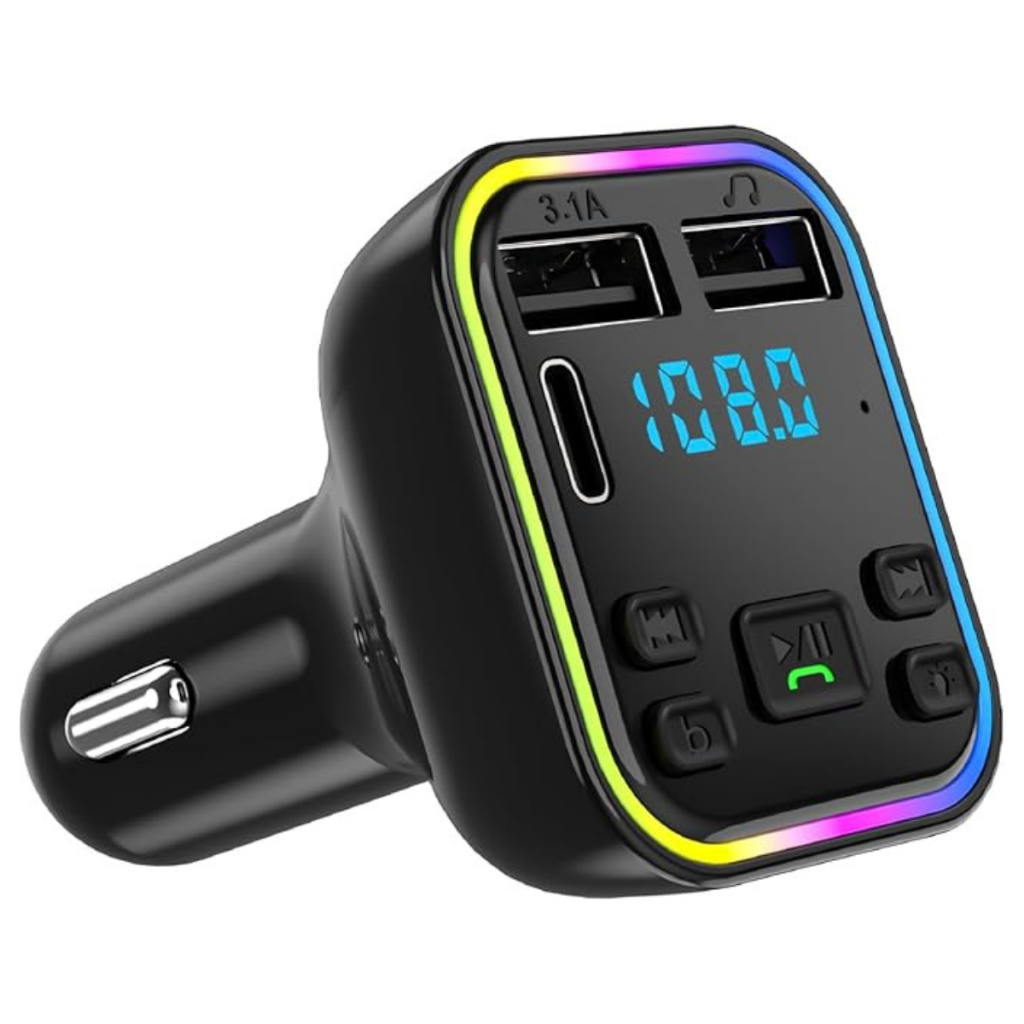 Carregador Transmissor Fm Para Carro Mp3 Sem Fio Bluetooth Adaptador Universal Som Automotivo G39