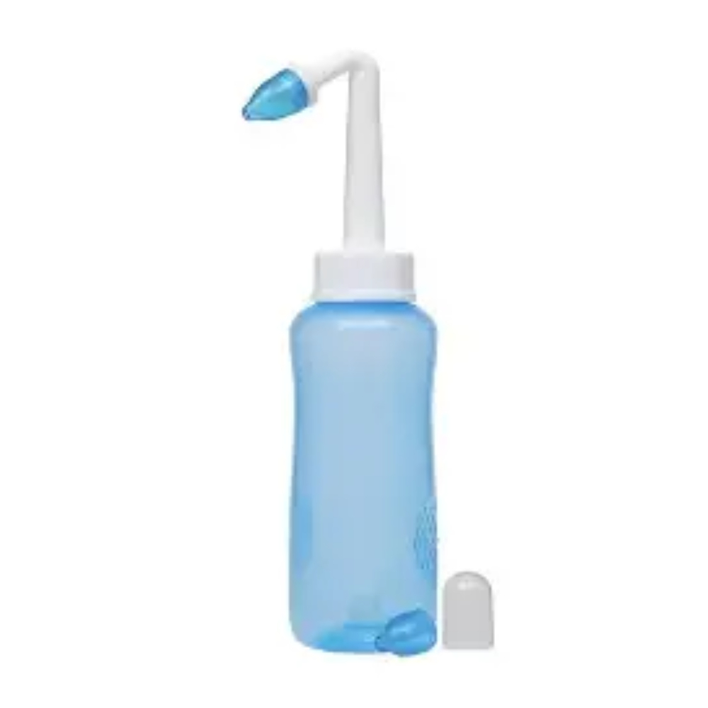 Kit Lavador Nasal 3B 300ml com 2 Bicos Adulto e Infantil | Higiene Nasal Completa