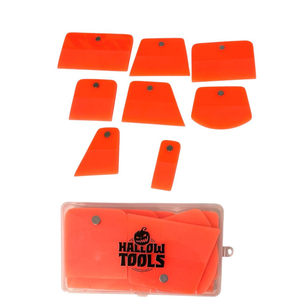Kit 08 Espátulas de TPU Magnéticas para PPF - Hallow Tools em Oferta na Shopee