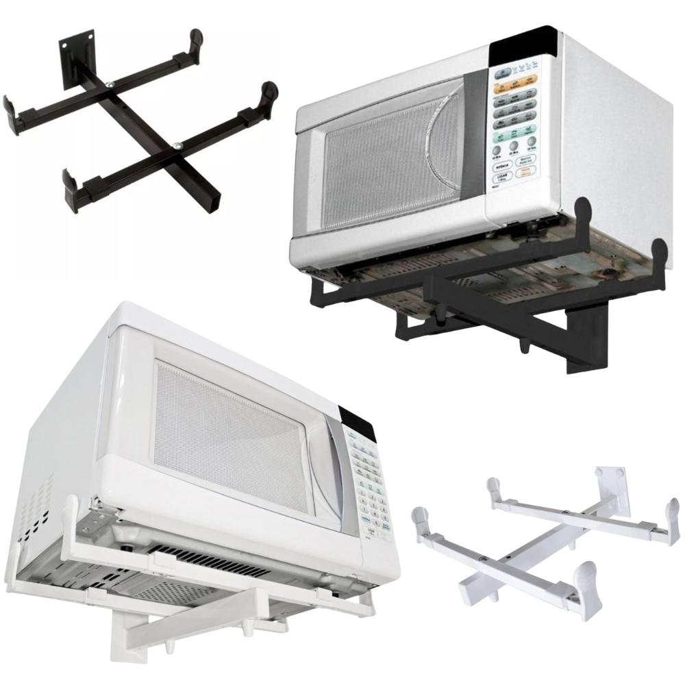 Suporte de Parede para Forno Microondas Micro-ondas Elétrico Multivisão F100 Preto / F200 Branco em Oferta na Shopee