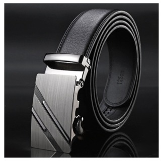 Cinto masculino couro social Com Fivela Modelo Catraca Metal Automatica qualidade superior em Oferta na Shopee