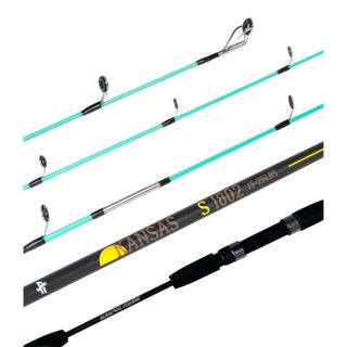 Vara P/Molinete Albatroz Kansas 1,80m/1,65m/1,50m 2p em Oferta na Shopee