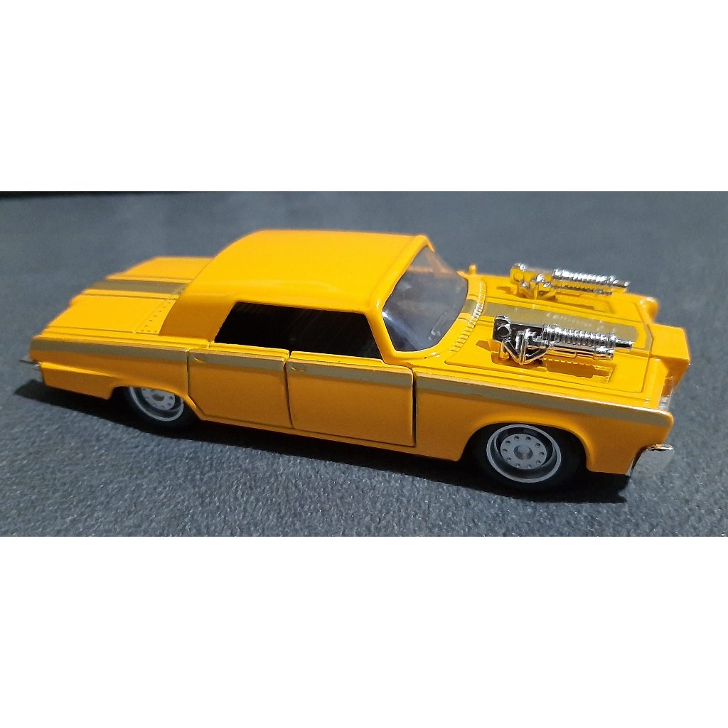 Miniatura Opala Dodge Charger Amarelo - Carrinho de Ferro