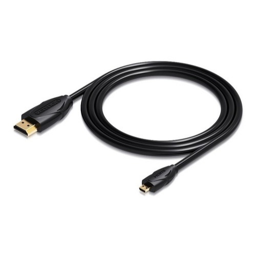 Vention - Cabo Micro HDMI para HDMI 2.0 – 4K@60Hz HDR, 18Gbps, 3D, ARC em Oferta na Shopee