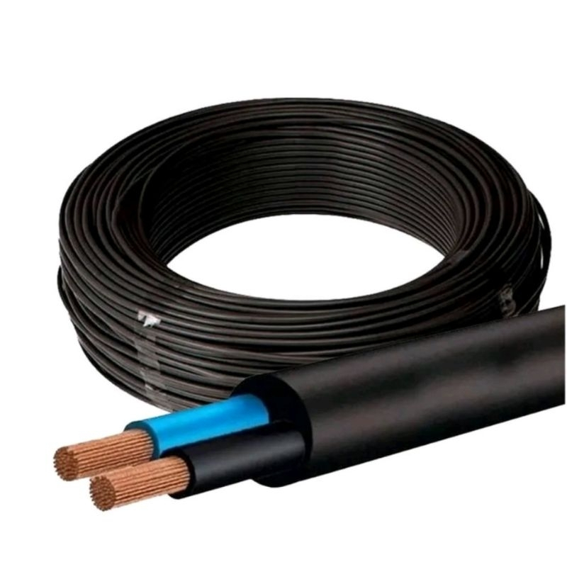 CABO PP 2,5MM FLEXÍVEL CABO PP 2X2,5MM FIO PARA EXTENSÃO ROLO 10 METROS 20 METROS 30 METROS 40 METRO