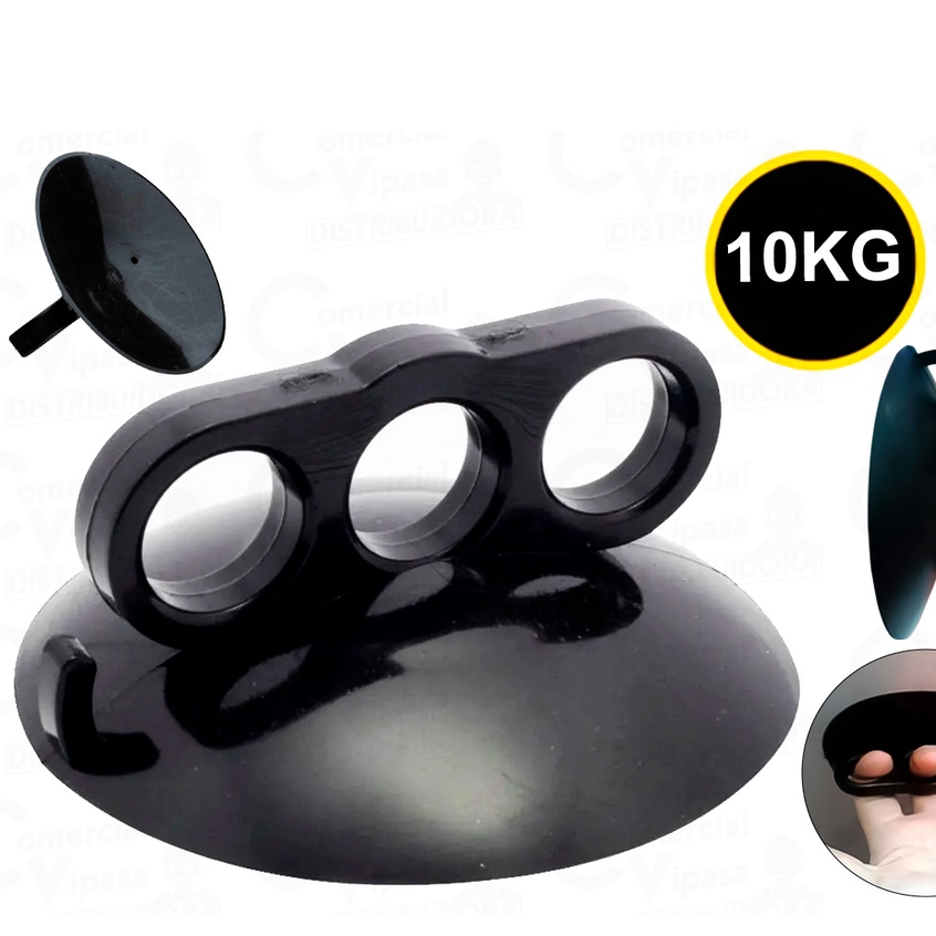 Mini Ventosa 3 Dedos PVC Silicone Piso Vidro Desamassar Carro Azulejo Vidraceiro Funileiro Até 10kg em Oferta na Shopee