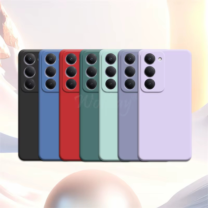 Kit 2X1 Xiaomi Redmi 15 5G - Película Ceramica 9D+ Capa Silicone Aveludada Colorida 3D