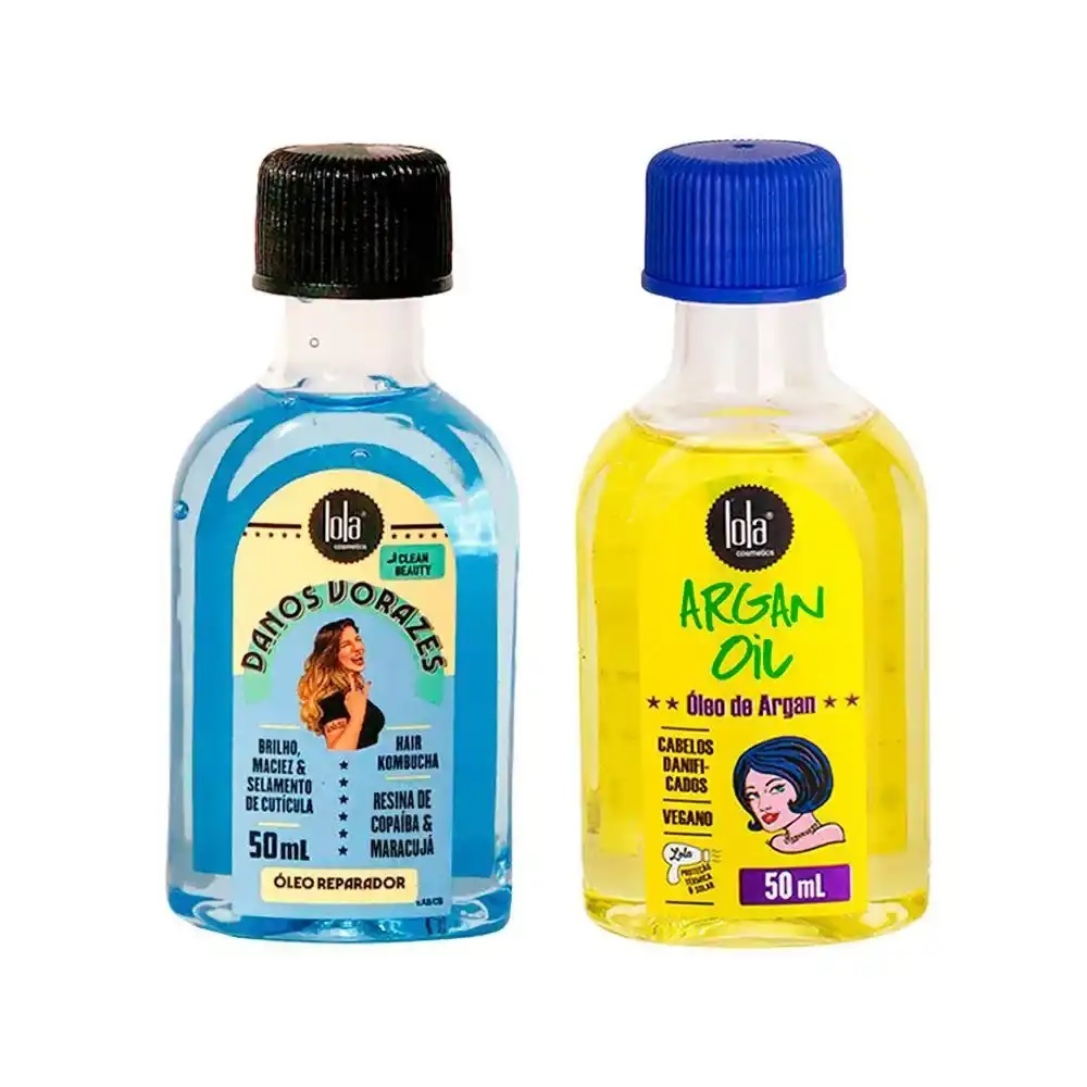 Kit Lola Oleo Argan Oil + Danos Vorazes 50ml