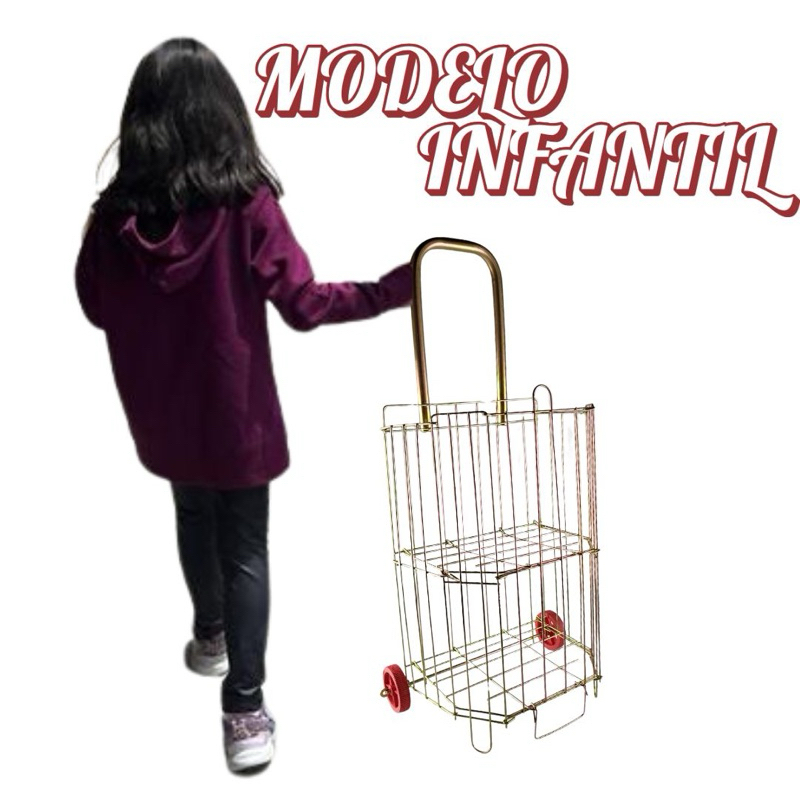 Carrinho de feira infantil para criança Menina e Menino em Oferta na Shopee