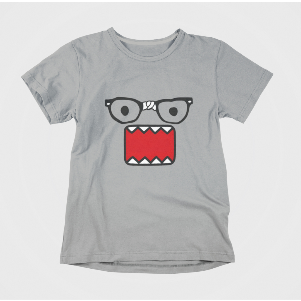 Camiseta Divertida Domo Kun Nerd Meme Moda Camisa Engraçada 100% Algodão Estampada Casual Unissex