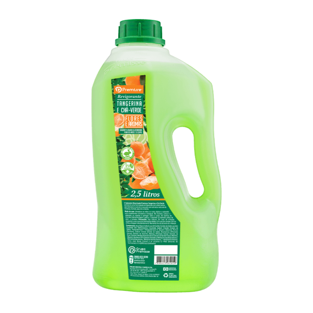 Sabonete Líquido Tangerina e Chá Verde 2,5L  Premisse