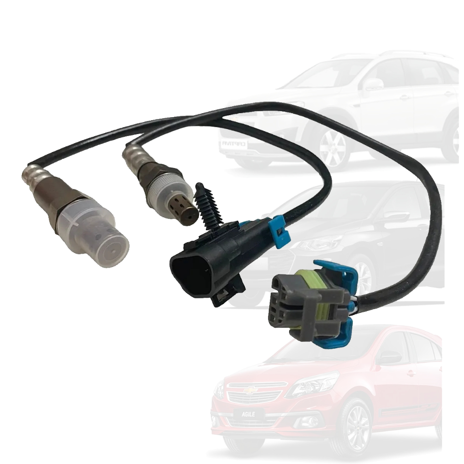 PAR Sondas Lambdas GM Pré e Pós 12639692 - 12612459 CHEVROLET CAPTIVA 2.4 16V 2008 até 2017