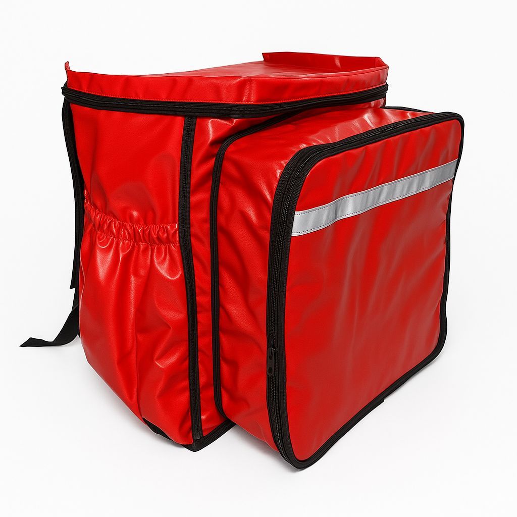 Mochila Bag 100% Impermeável Premium Térmica Entrega Motoboy Isobag Pizza Alforje Bolsa 80L a 90L