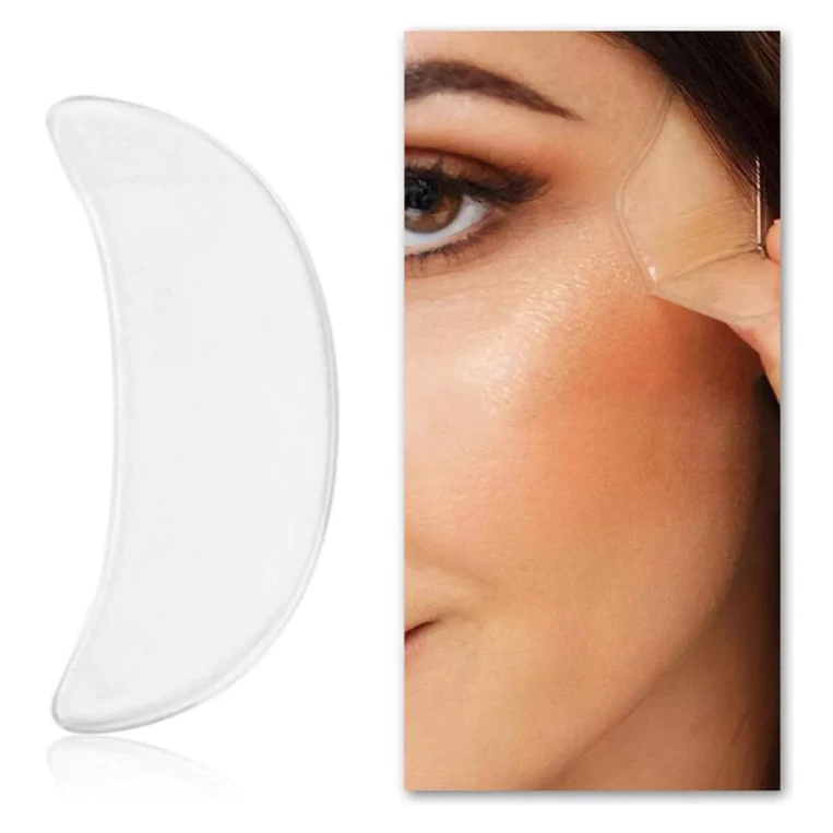 2 Adesivos Silicone Antissinais Para Olhos E Boca