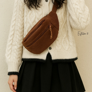 Pochete Bag Lateral Peitoral Camurça Unissex - Envio Imediato em Oferta na Shopee