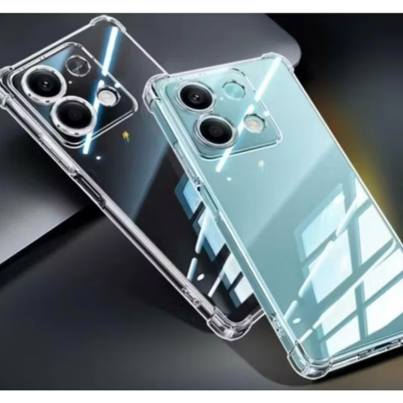 Kit 2X1 Película Frontal Ceramica Xiaomi Redmi Note 14s 3D + Capa Transparente TPU Silicone
