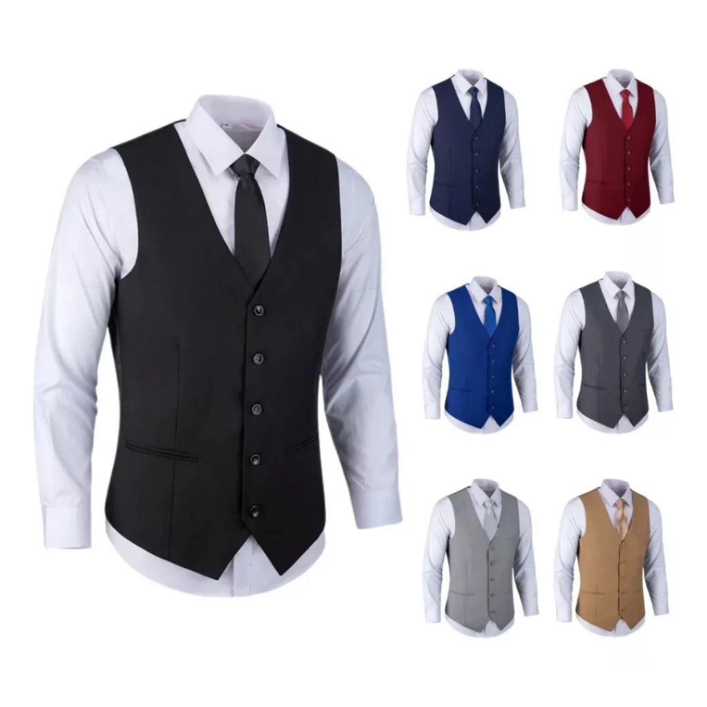 Colete Social Slim Masculino P/ Ternos Elegante - Envio Imediato