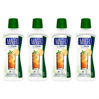 Adoçante Com Stevia Líquido 65ml - Magro - 4 Unidades em Oferta na Shopee