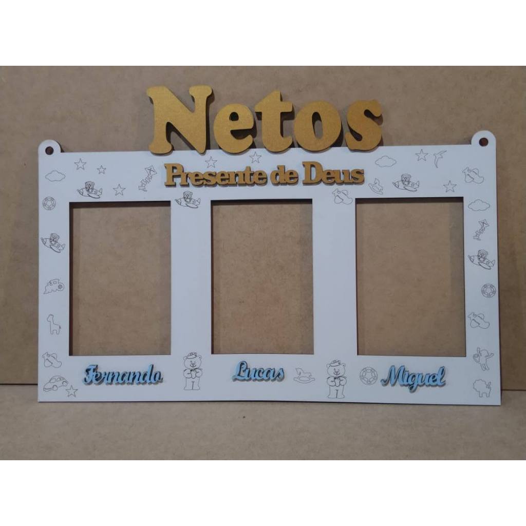 Porta retrato Personalizado NETOS em Oferta na Shopee