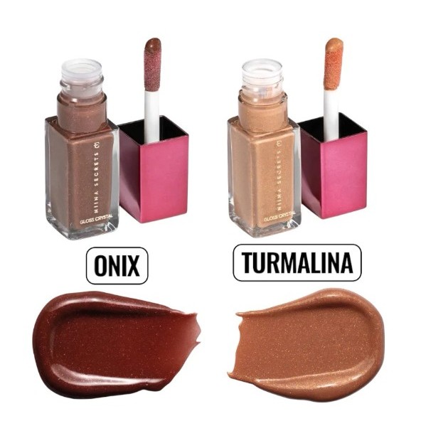 Gloss Crystal Cream Niina Secrets 7ml Eudora LANÇAMENTO (ONIX ou TURMALINA)