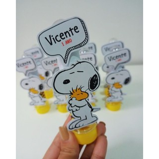Tubete Snoopy, Lembrancinha Snoopy, Personalizados Snoopy