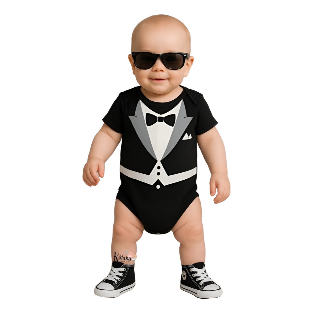 Body Bebê + Acessorios Poderoso Chefinho Mêsversario Fantasia Menino