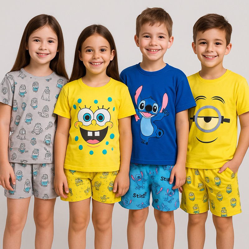 Pijama super Promoção Infanto juvenil unissex